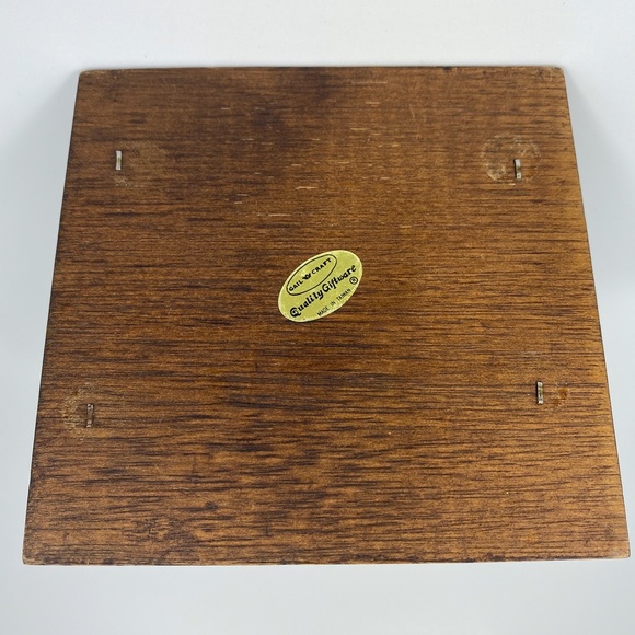 Gail Craft Wood Books 6 Coasters Vintage - Picture 4 of 10